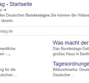 Deutscher Bundestag Suchergebnis