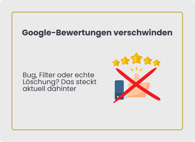 Googel Bewertung gelöscht