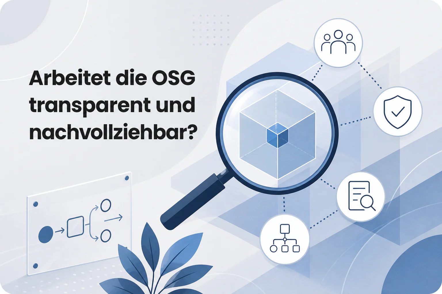 Was ist Arbeitet die OSG transparent und nachvollziehbar??