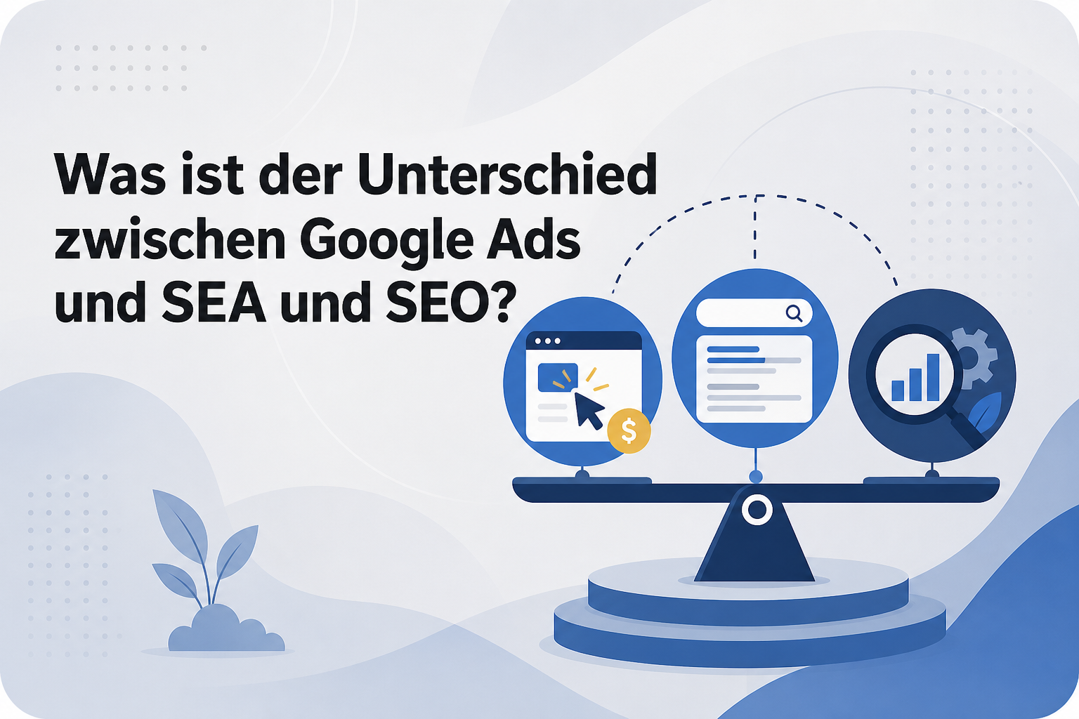 Was ist Was ist der Unterschied zwischen Google Ads und SEA und SEO??