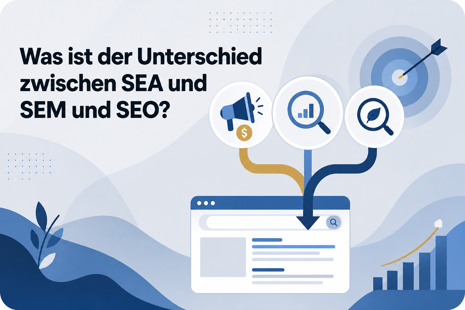 Was ist Was ist der Unterschied zwischen SEA und SEM und SEO??