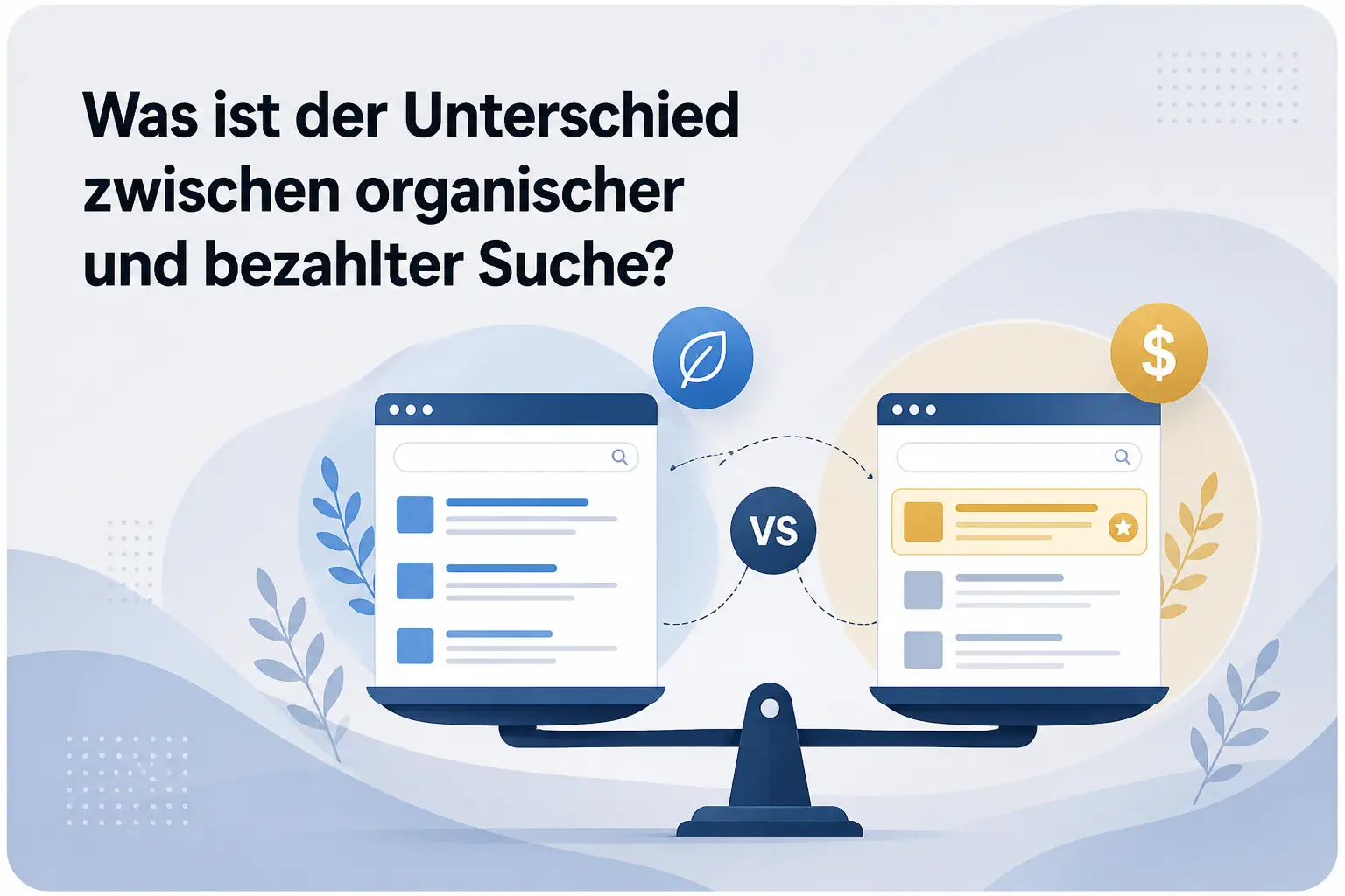 Was ist Was ist der Unterschied zwischen organischer und bezahlter Suche??