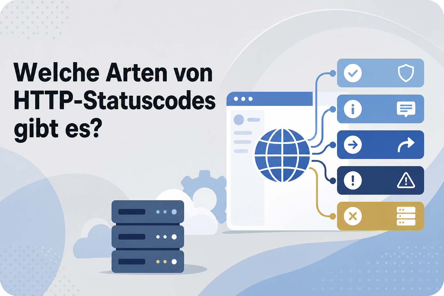 Was ist Welche Arten von HTTP-Statuscodes gibt es??