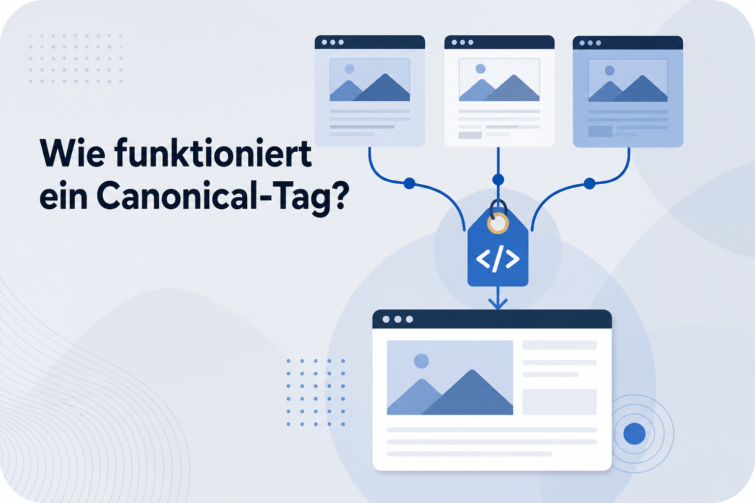 Was ist Wie funktioniert ein Canonical-Tag??