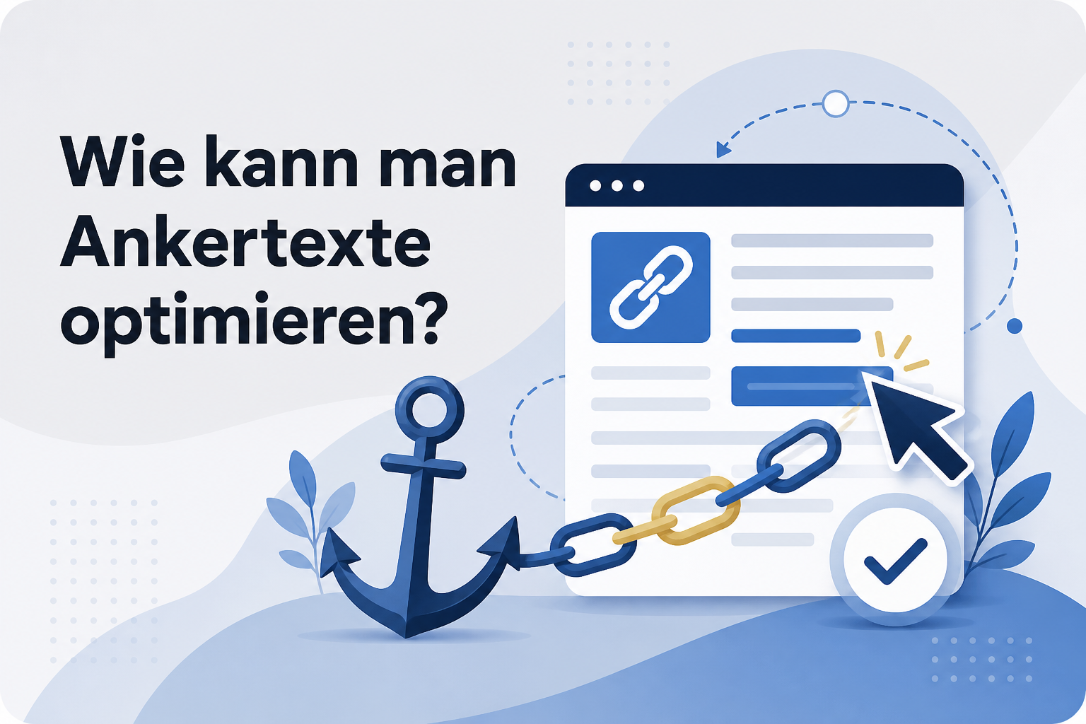 Was ist Wie kann man Ankertexte optimieren??