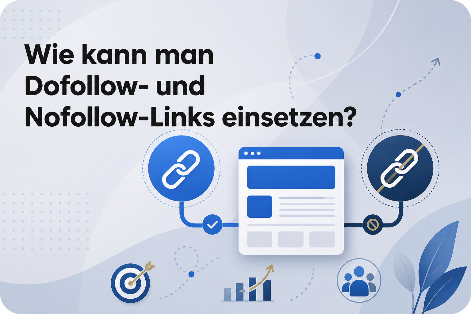 Was ist Wie kann man Dofollow- und Nofollow-Links einsetzen??