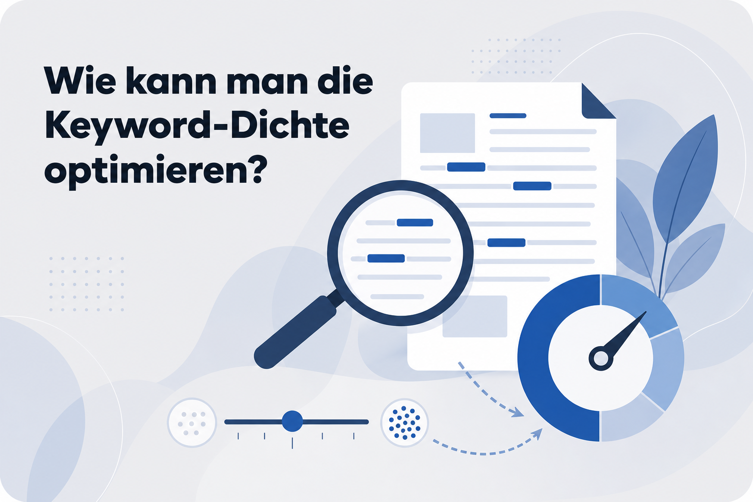 Was ist Wie kann man die Keyword-Dichte optimieren??