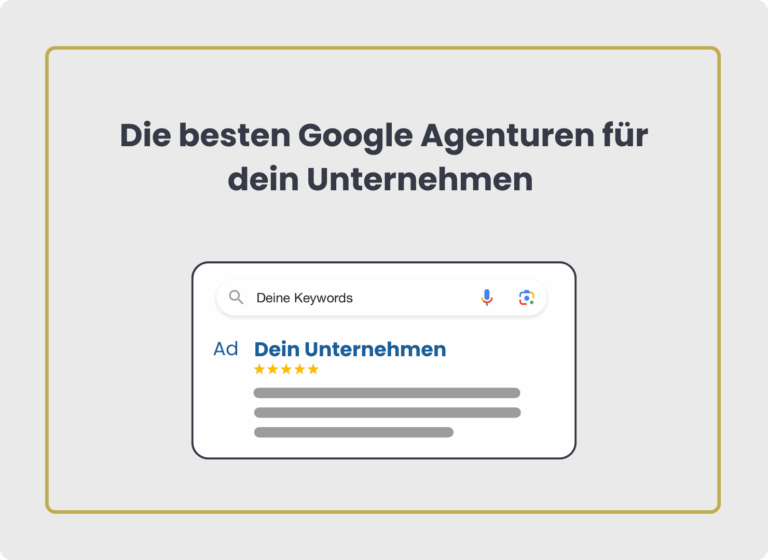 Beste Google Ads Agentur im Vergleich
