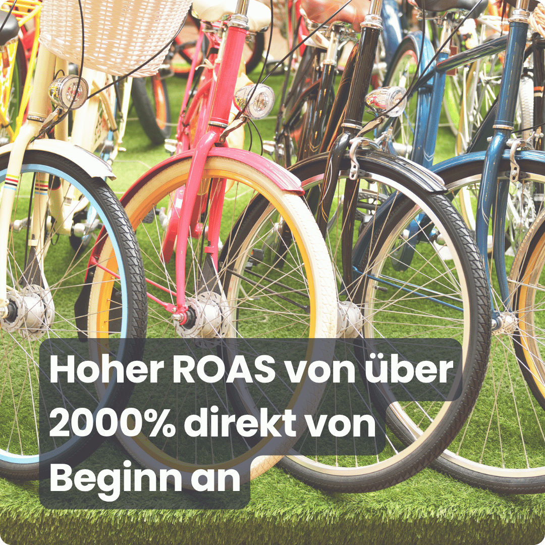 Online-Shop eines Fahrradhändlers