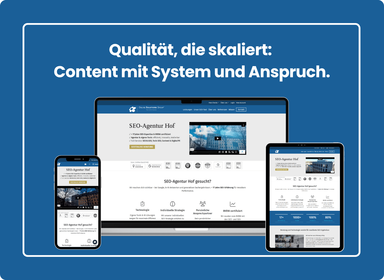 Local SEO Content mit Qualität