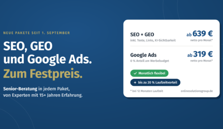 SEO SEA GEO zum Festpreis