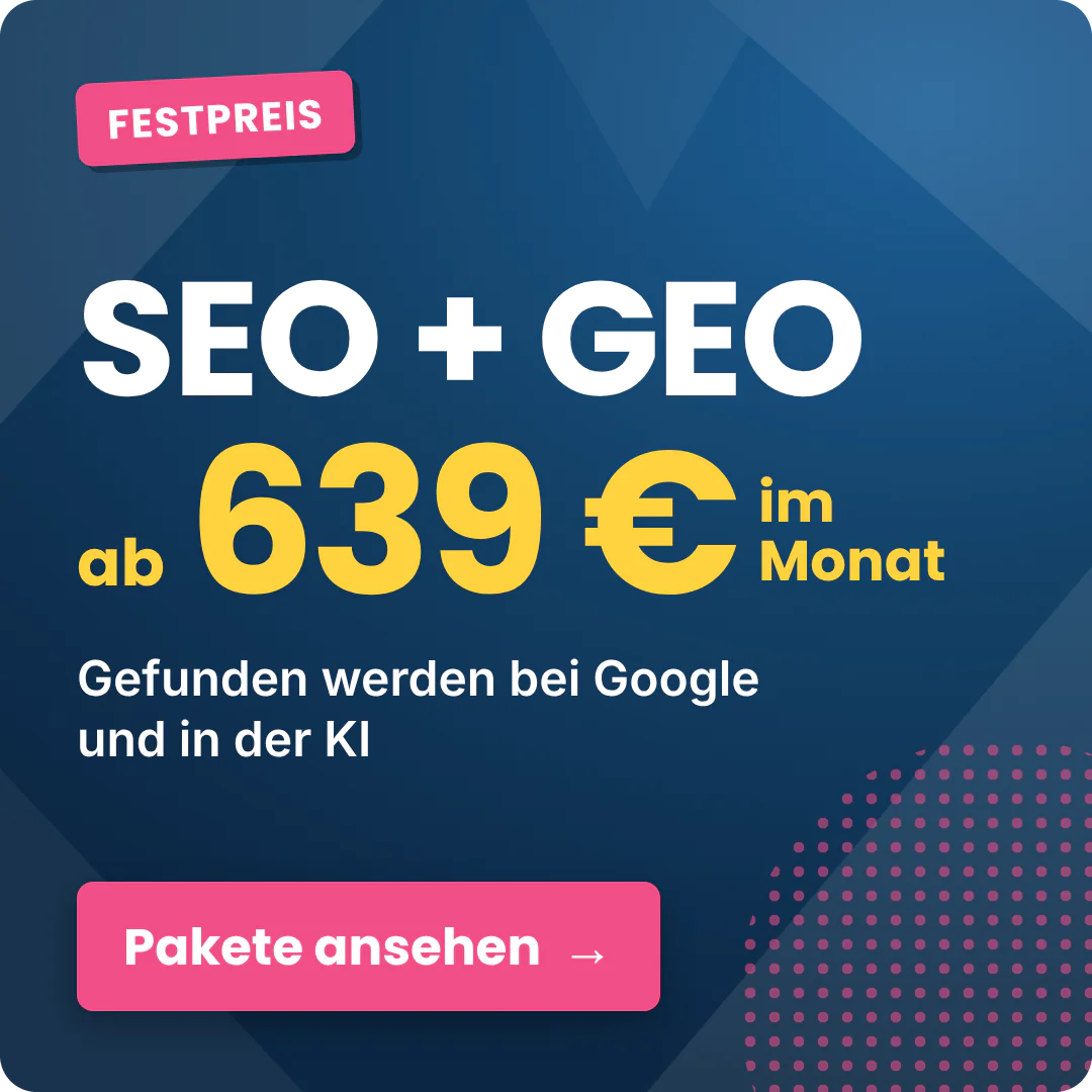 SEO & GEO Angebote