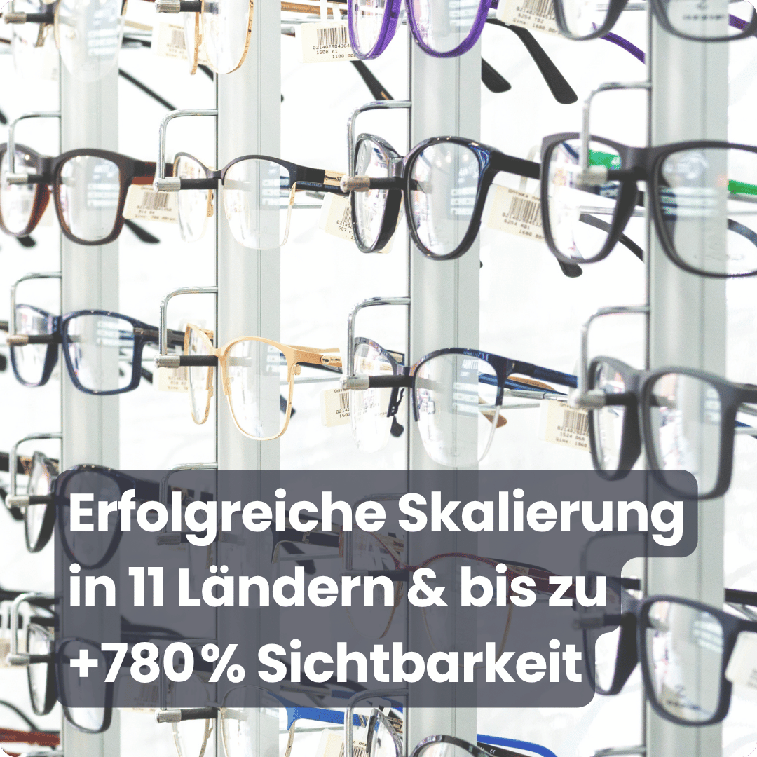 Internationaler Brillenhandel