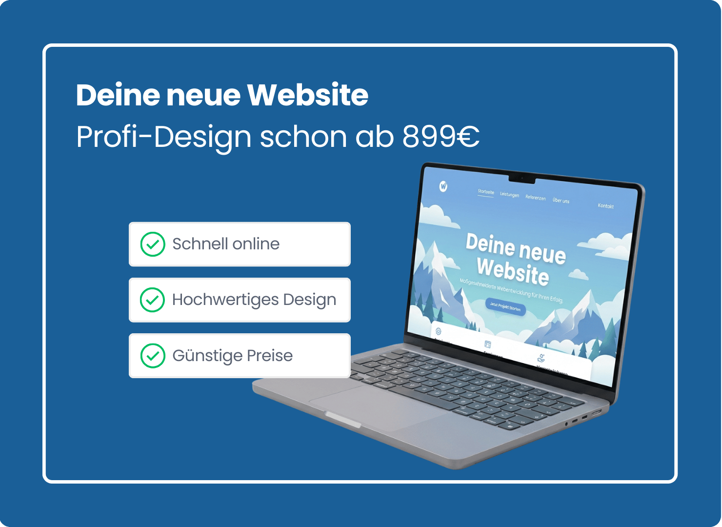 Deine neue Website